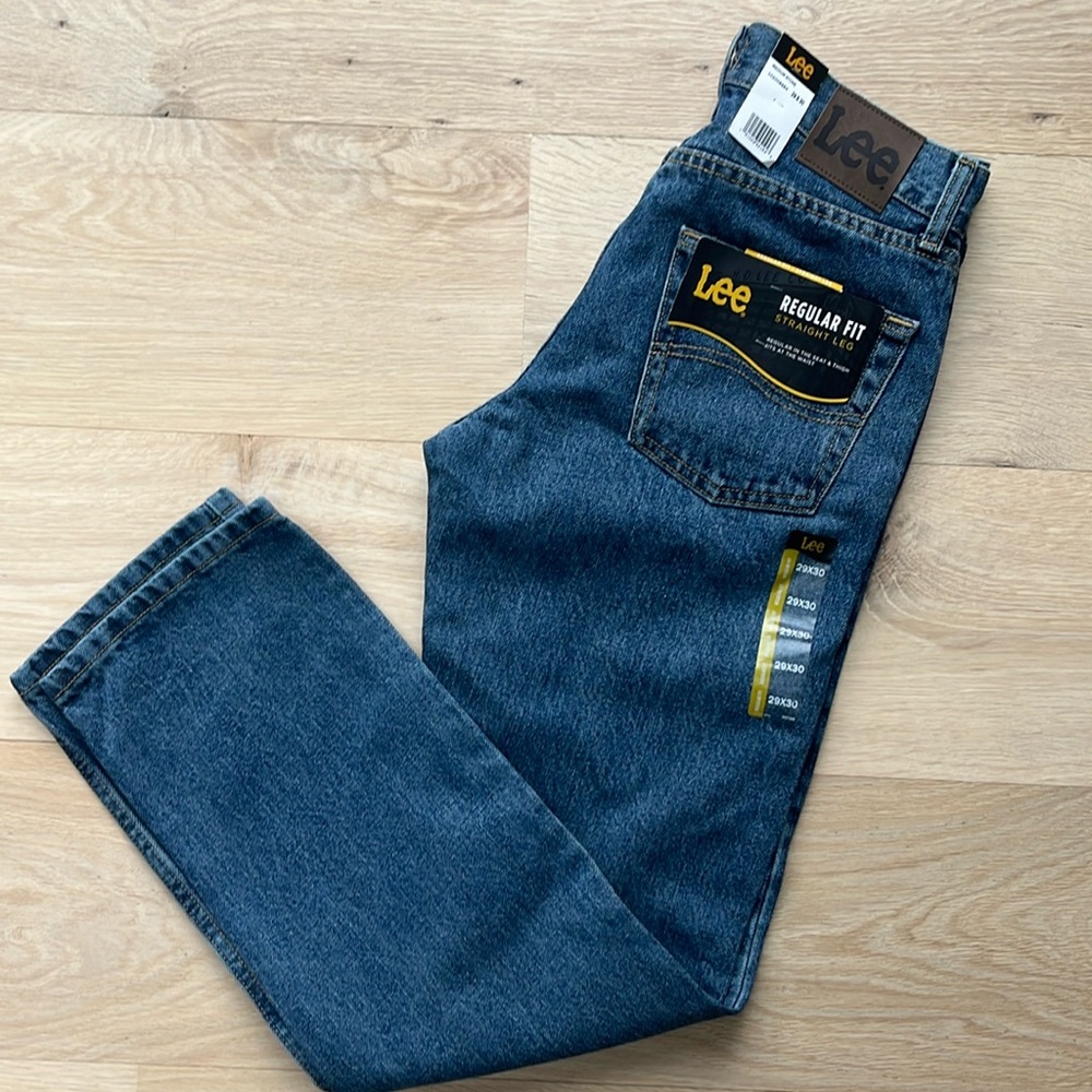 NWT Men’s Lee Regular Fit Straight Leg Jeans